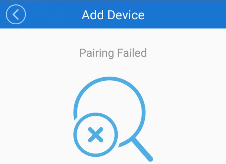 Add device failed EACHENDIY YOUR SMART HOME