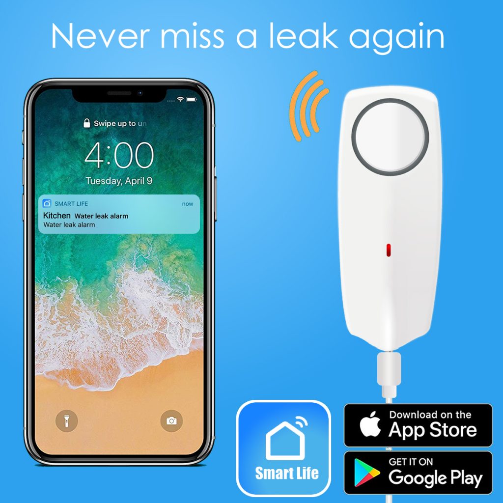 Eachen Wifi Water Leak Sensor Tuyasmart Life Eachen Diy Your Smart Home 1509